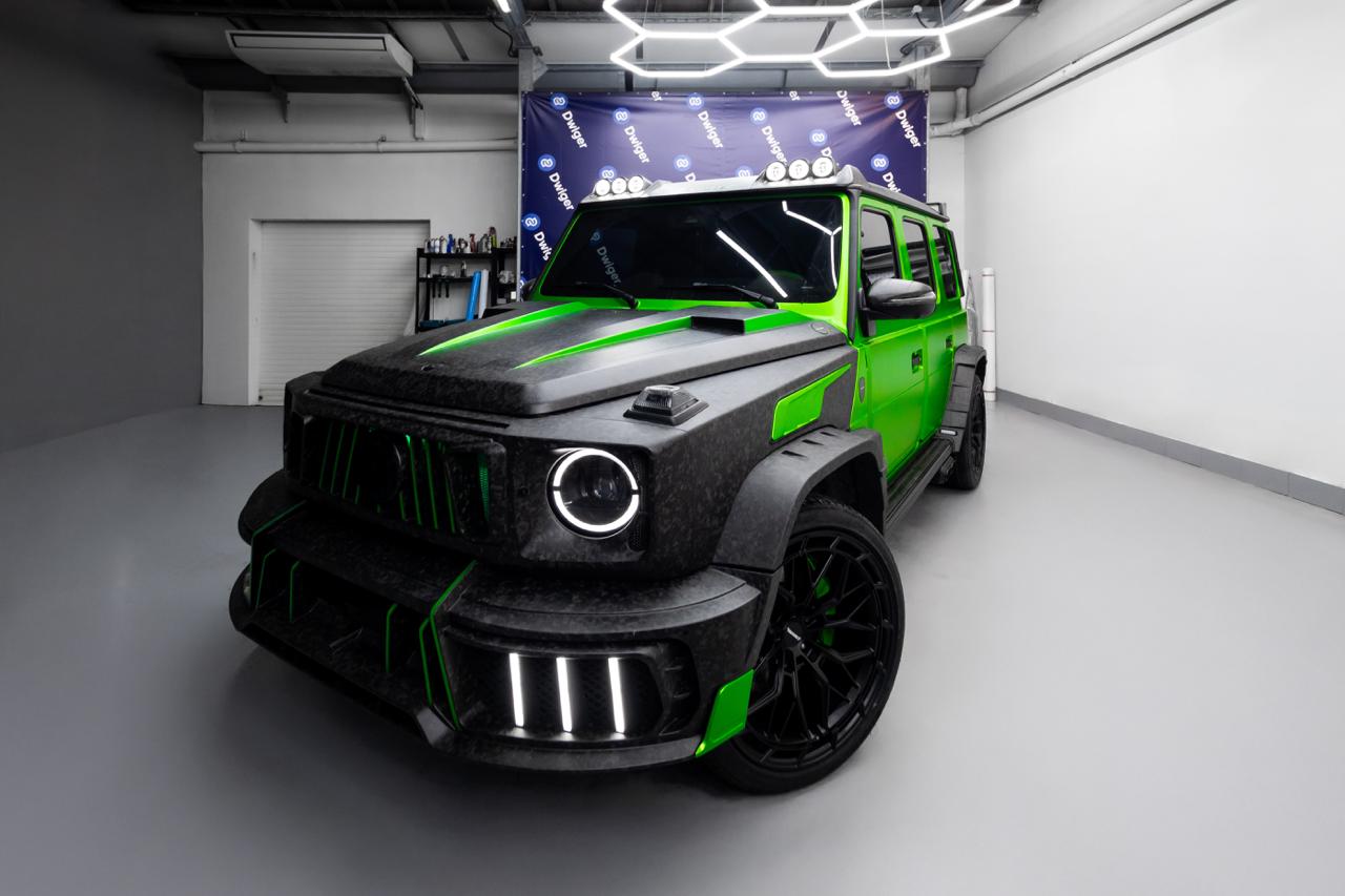 Mercedes-Benz G-Class Green Hell Project: Super Wide Body Kit in Forged Carbon